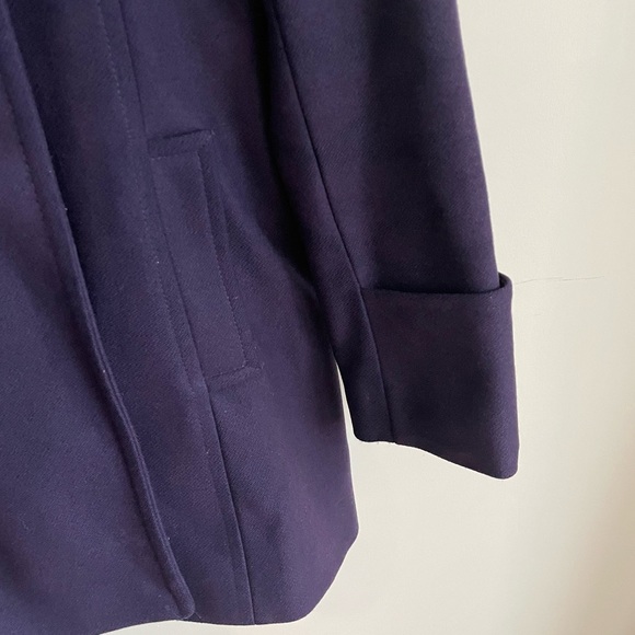 Michael by Michael Kors Hooded Wool Peacoat Double Breasted Plum Purple 4 - Picture 10 of 16